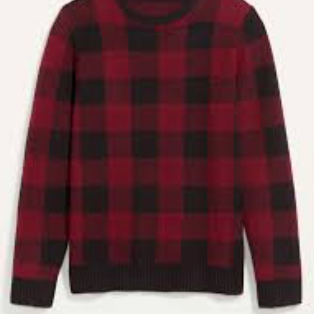 Plaid sweater